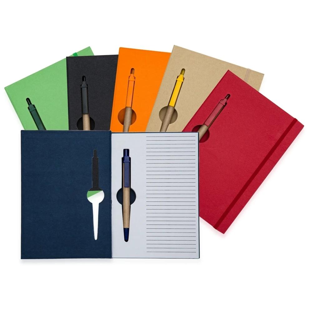 Bloco de Anotações com Caneta