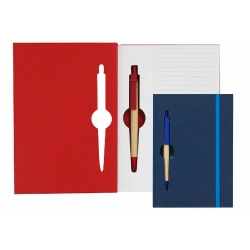 Bloco de Anotações com Caneta